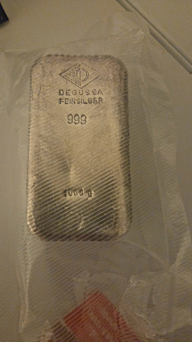 Degussa silberbarren 1000 - silberbarren, g