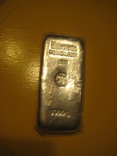 1kg silberbarren 999 von - 1kg,
