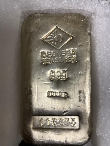 Silberbarren degussa - 1,