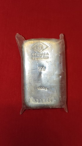 Degussa silberbarren aus - 1,