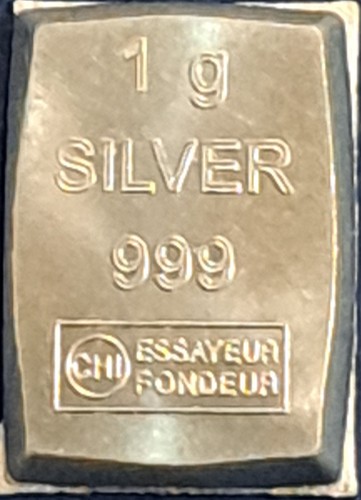 1x1 silberbarren 999 1000 - 1x1, gr