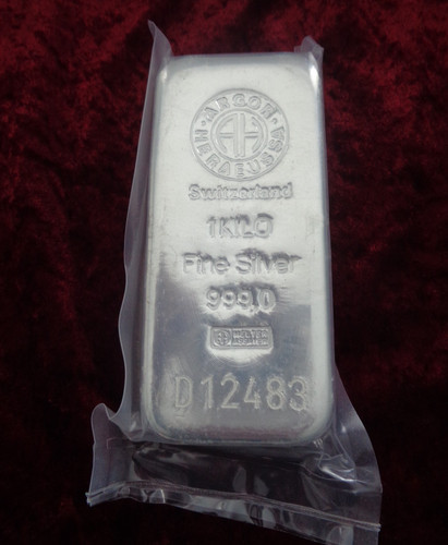 Silberbarren 1000g heraues - silberbarren,