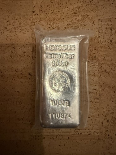 Heraeus silberbarren 1000 1 - 1000, g