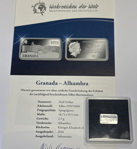 Silberbarren granada - silberbarren,