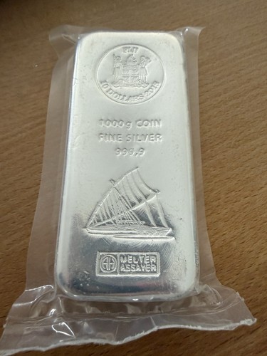 Silberbarren 1000g fiji 2018 - silberbarren,