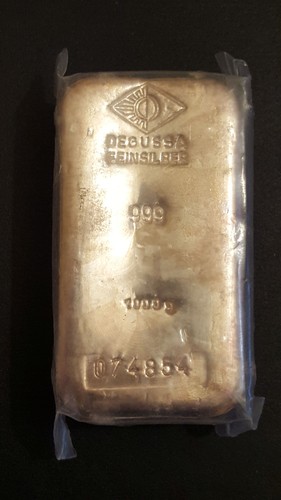 Silberbarren degussa - kg,