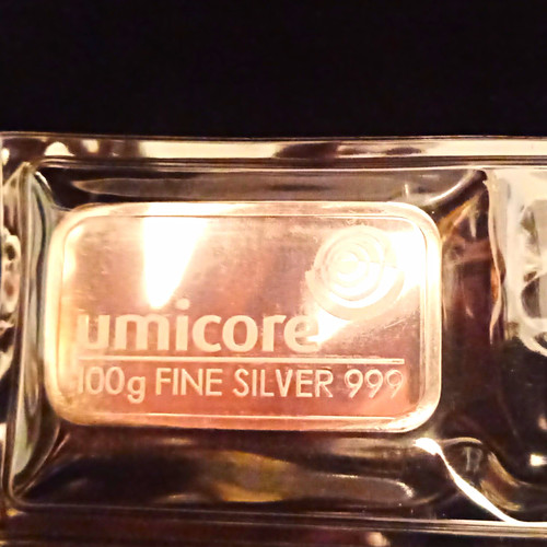 Umicore 100 silberbarren - 100,
