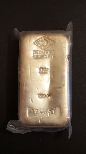 Silberbarren degussa - 1,