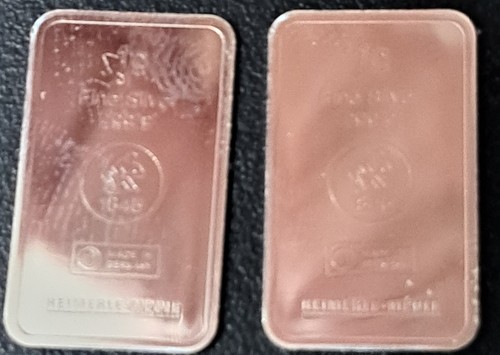 2x1 silberbarren hämmerle - gr.silberbarren,