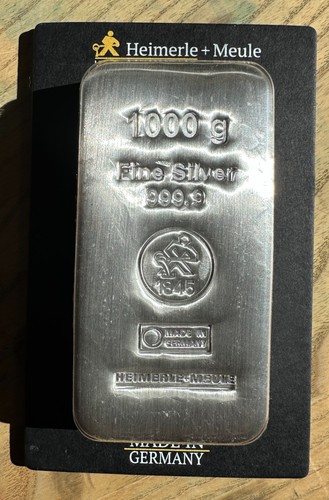 1kg silberbarren heimerle - 1kg,
