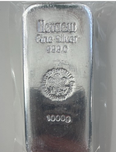 Heraeus silberbarren 1000 - heraeus, g