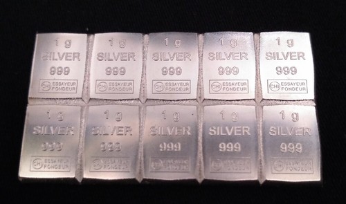 Silberbarren von esg 10 - 10,