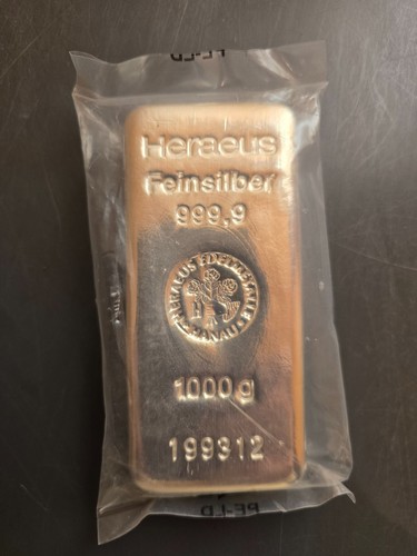 1000g silberbarren - -,
