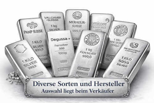 Silberbarren silber 999 - kg,
