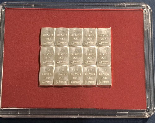 15x1gr valcambi silberbarren - 15x1gr.,