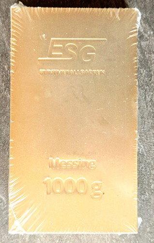 Esg messingbarren 1000g - esg, 1
