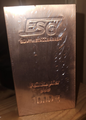 Esg feinkupferbarren 1000 - esg, g