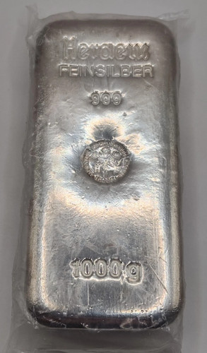 Kilo 999 silber heraeus - silber-,