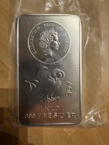 Silber münzbarren niue - 1, kg