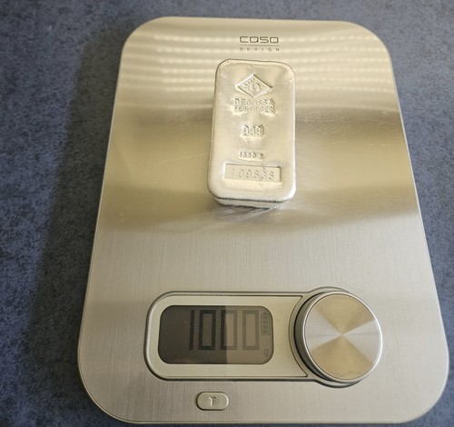 Degussa silberbarren 999 - kg, silberbarren,