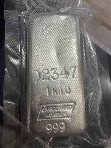 Silver bar engelhard - kg,